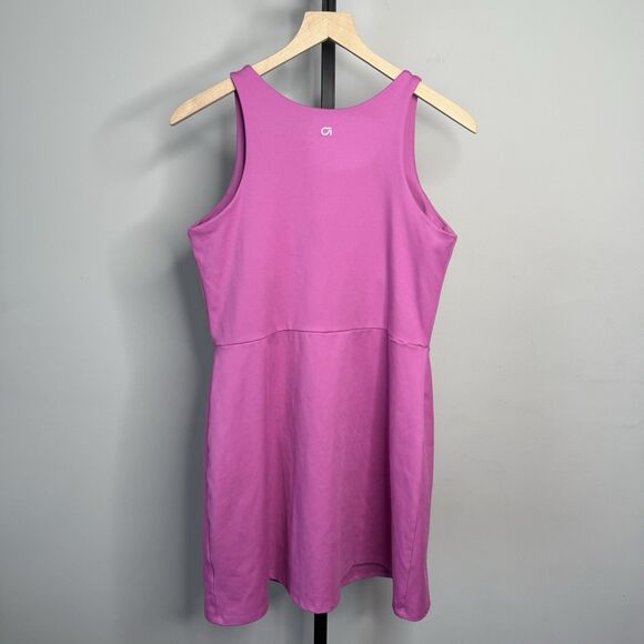 GapFit Women's Shelf Bra Active Tank Rosebud Pink Dress Size Large - Picture 5 of 6
